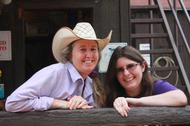 Photograph of Doreen Bruton and Amy Stefanko